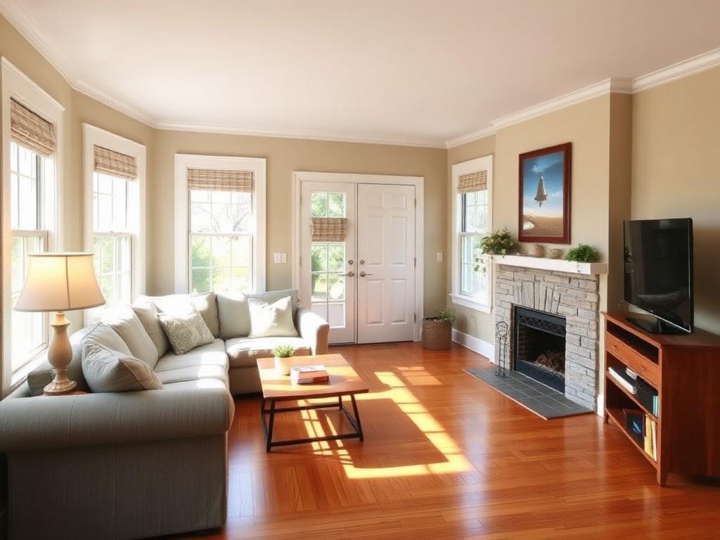Non-identifying interior photograph of a single family property in Massachusetts
